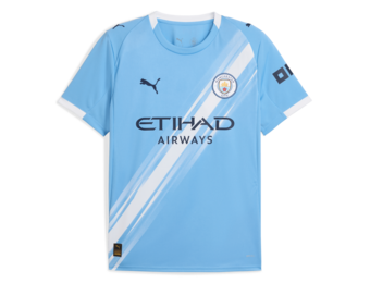 Puma Manchester City 2025 - 26 Authentic Home Jersey - Light Blue/White