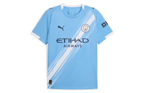 Puma Manchester City 2025 - 26 Authentic Home Jersey - Light Blue/White