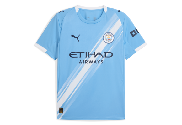 Puma Manchester City 2025 - 26 Authentic Home Jersey - Light Blue/White