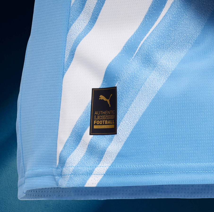 Puma Manchester City 2025 - 26 Authentic Home Jersey - Light Blue/White