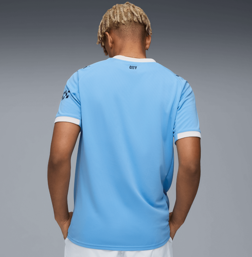 Puma Manchester City 2025 - 26 Authentic Home Jersey - Light Blue/White