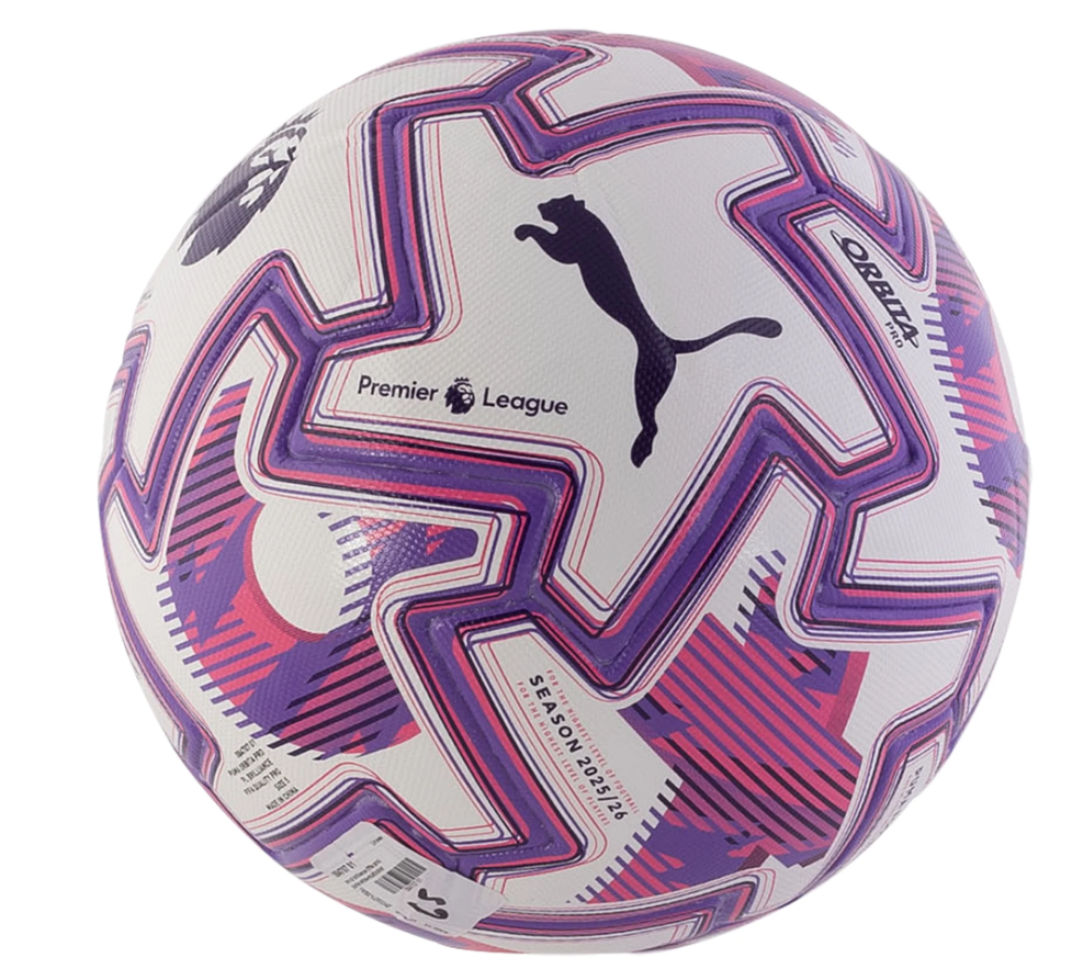 Puma Premier League Brilliance  FiFA Quality Pro Official Match Ball 25/26 Fifa Quality PRO Ball - White/Purple/Multi