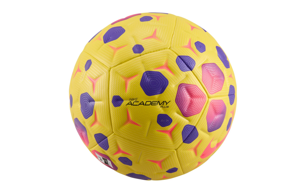 Nike 2025 Academy Plus Soccer Ball - Yellow/Purple/Hyper Pink