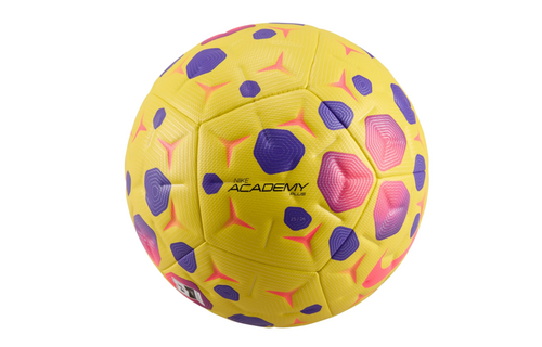Nike 2025 Academy Plus Soccer Ball - Yellow/Purple/Hyper Pink