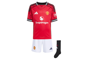 adidas Manchester United 2025 - 26 Home Toddlers Mini Kit - Red / White