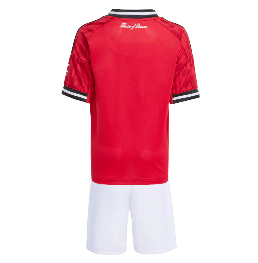adidas Manchester United 2025 - 26 Home Toddlers Mini Kit - Red / White