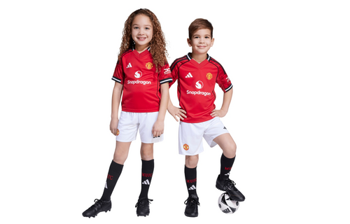 adidas Manchester United 2025 - 26 Home Toddlers Mini Kit - Red / White