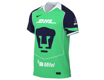 Nike Pumas UNAM 2025 - 26 Third Jersey - Green Shock/Blue Void/White