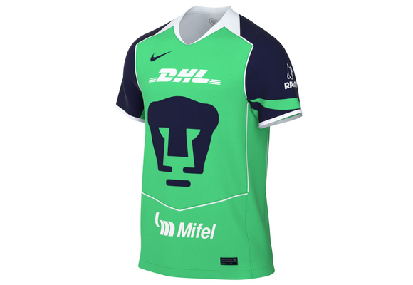 Nike Pumas UNAM 2025 - 26 Third Jersey - Green Shock/Blue Void/White
