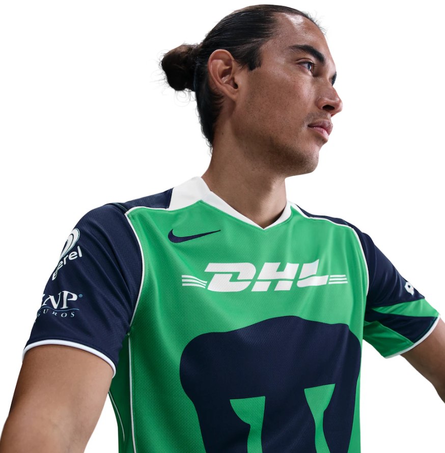 Nike Pumas UNAM 2025 - 26 Third Jersey - Green Shock/Blue Void/White