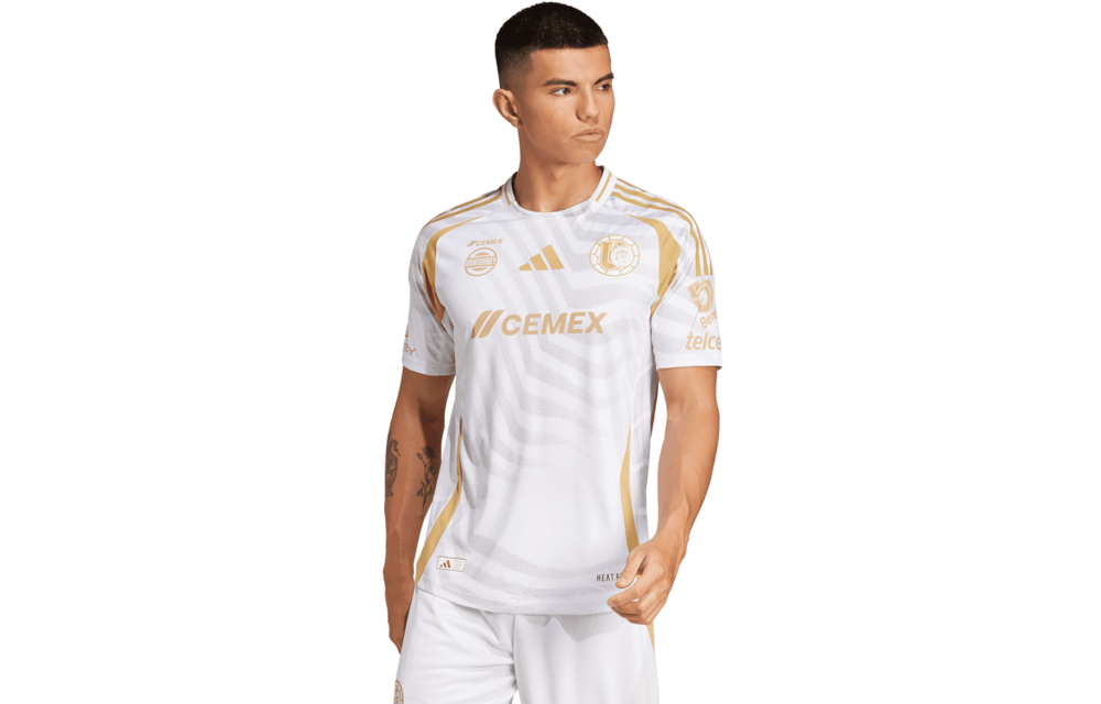 adidas UANL Tigres 2024 - 25 Authentic Third Jersey - White/Gold