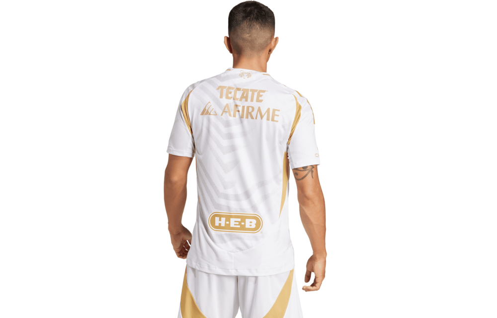 adidas UANL Tigres 2024 - 25 Authentic Third Jersey - White/Gold