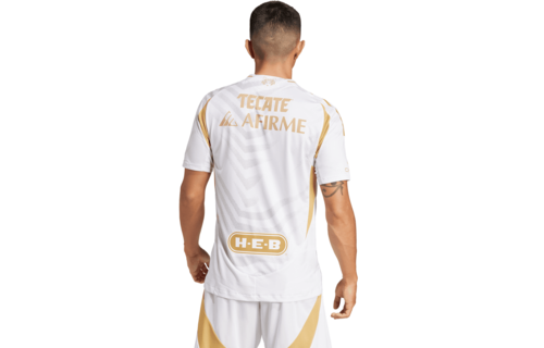 adidas UANL Tigres 2024 - 25 Authentic Third Jersey - White/Gold