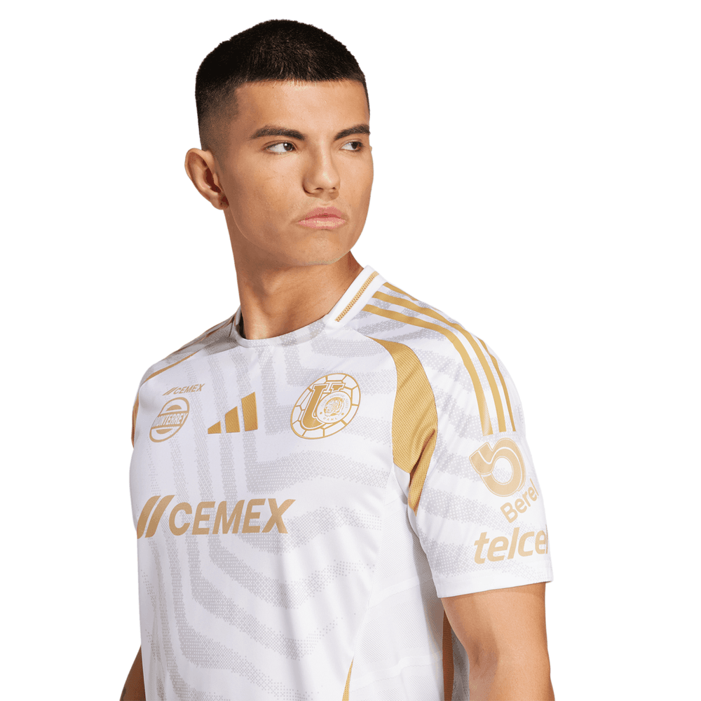 adidas UANL Tigres 2024 - 25 Authentic Third Jersey - White/Gold