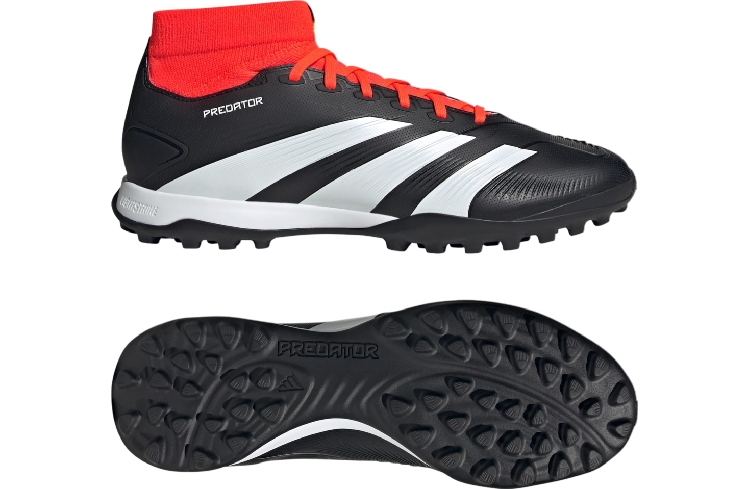 adidas Predator League TF Turf -Core BlackCloud White/Solar Red