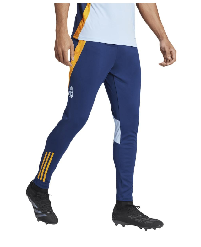 adidas Youth Real Madrid 2024 -25 Tiro Training Pants - Navy Blue/Crew Orange/Glow Blue