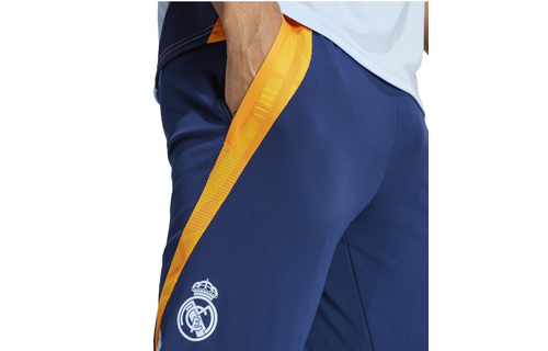 adidas Youth Real Madrid 2024 -25 Tiro Training Pants - Navy Blue/Crew Orange/Glow Blue