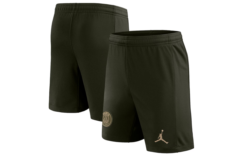 Jordan Youth PSG Paris Saint German 2022- 23 4th Shorts - Black/Tour Yellow