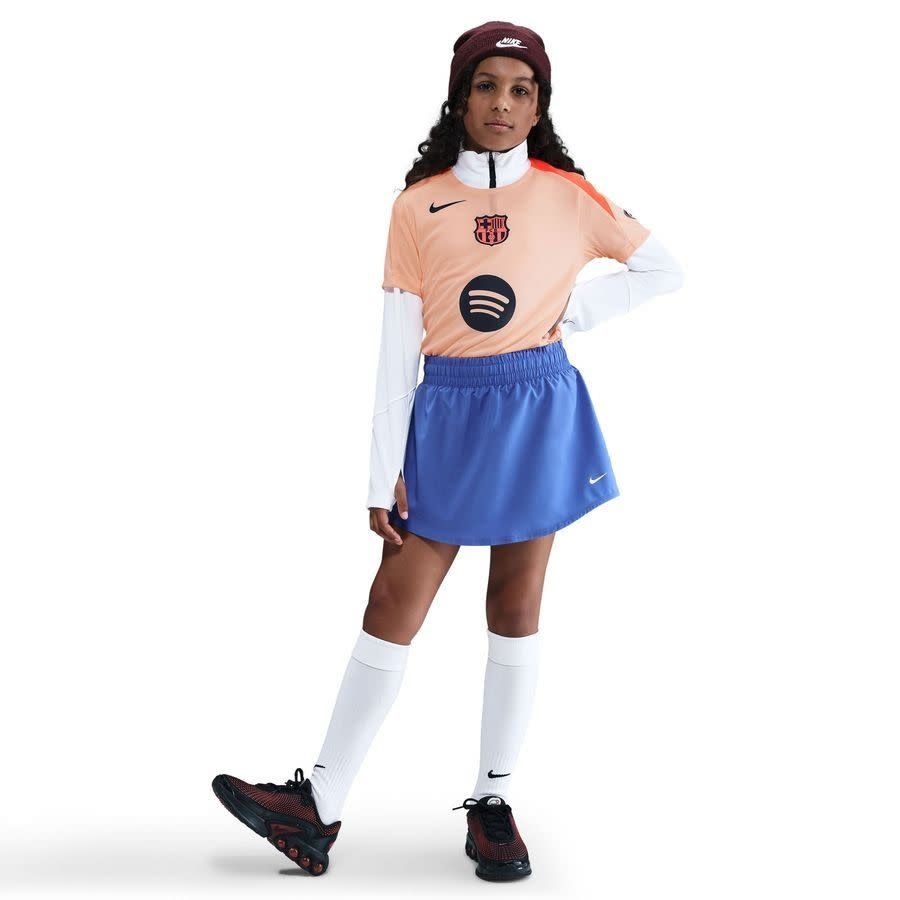 Nike Youth Barcelona 2025 - 26 Strike Prematch Training Jersey - Crimson Tint/Bright Mango/Midnight Navy