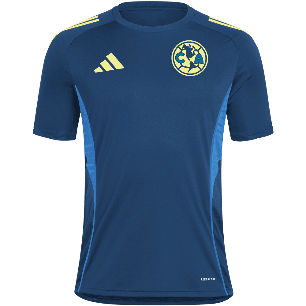 adidas Club America 2025 - 26 Tiro 25 Competition Prematch Jersey - Legend Marine/Shock Cyan