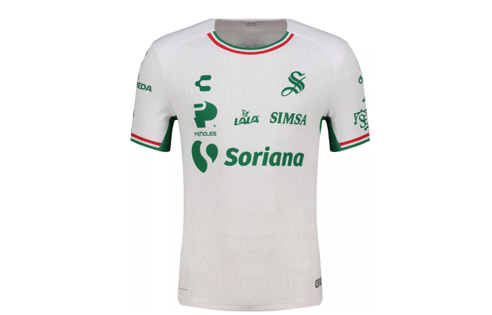 Charly Santos Laguna 2025 - 26 Un Solo Latir Box Edition Third Jersey - White/Green