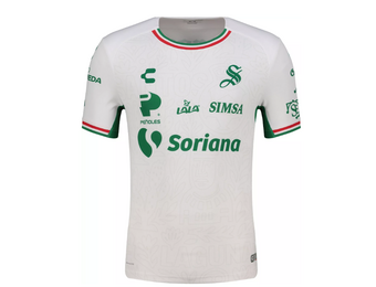Charly Santos Laguna 2025 - 26 Un Solo Latir Box Edition Third Jersey - White/Green