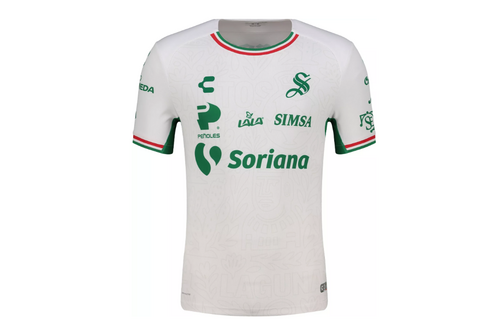 Charly Santos Laguna 2025 - 26 Un Solo Latir Box Edition Third Jersey - White/Green