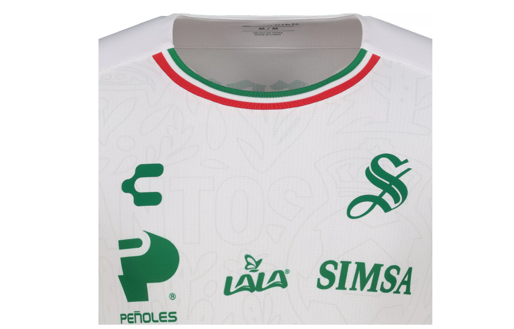 Charly Santos Laguna 2025 - 26 Un Solo Latir Box Edition Third Jersey - White/Green