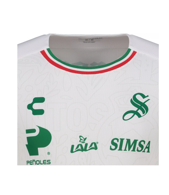 Charly Charly Santos Laguna 2025 - 26 Un Solo Latir Box Edition Third Jersey - White/Green