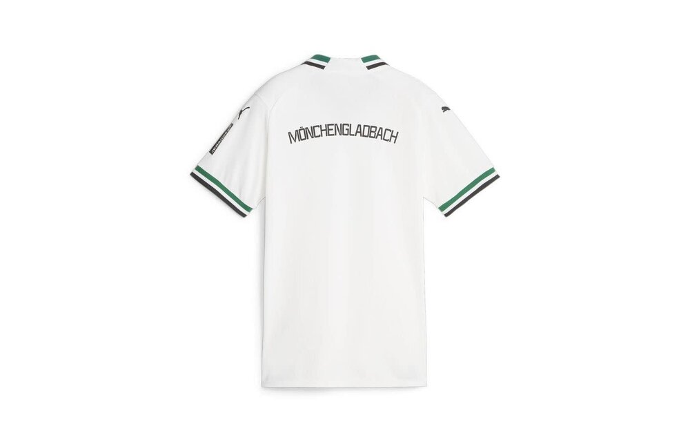 Puma Borussia Mönchengladbach 2023-24 Home Soccer Jersey - White/Power Green