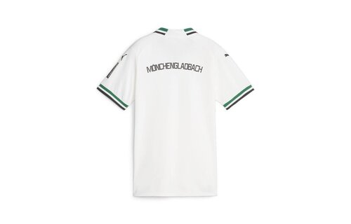 Puma Borussia Mönchengladbach 2023-24 Home Soccer Jersey - White/Power Green