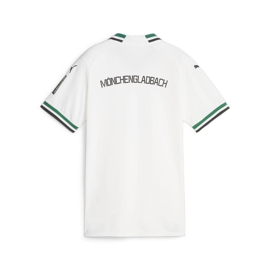 Puma Borussia Mönchengladbach 2023-24 Home Soccer Jersey - White/Power Green