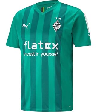 Puma Puma Borussia Mönchengladbach 2023-24 Away Soccer Jersey - Porcelain/Anise Flower