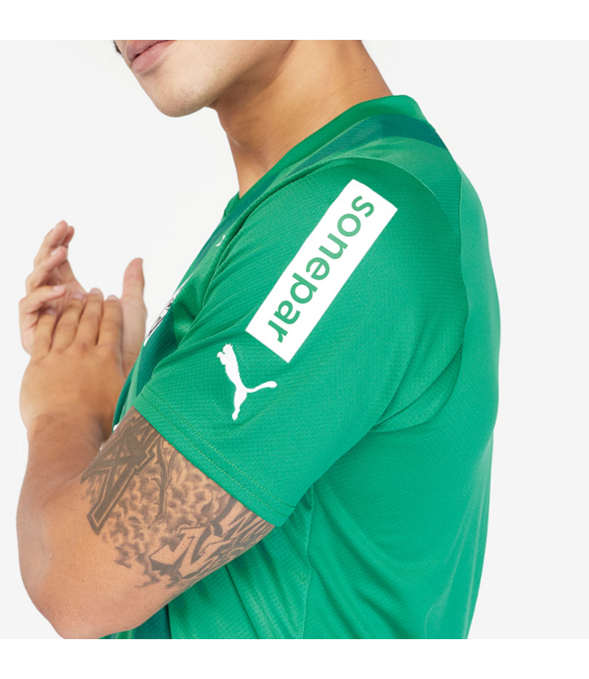 Puma Puma Borussia Mönchengladbach 2023-24 Away Soccer Jersey - Porcelain/Anise Flower