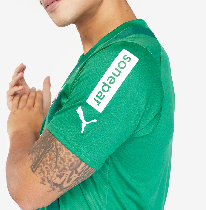 Puma Borussia Mönchengladbach 2023-24 Away Soccer Jersey - Porcelain/Anise Flower