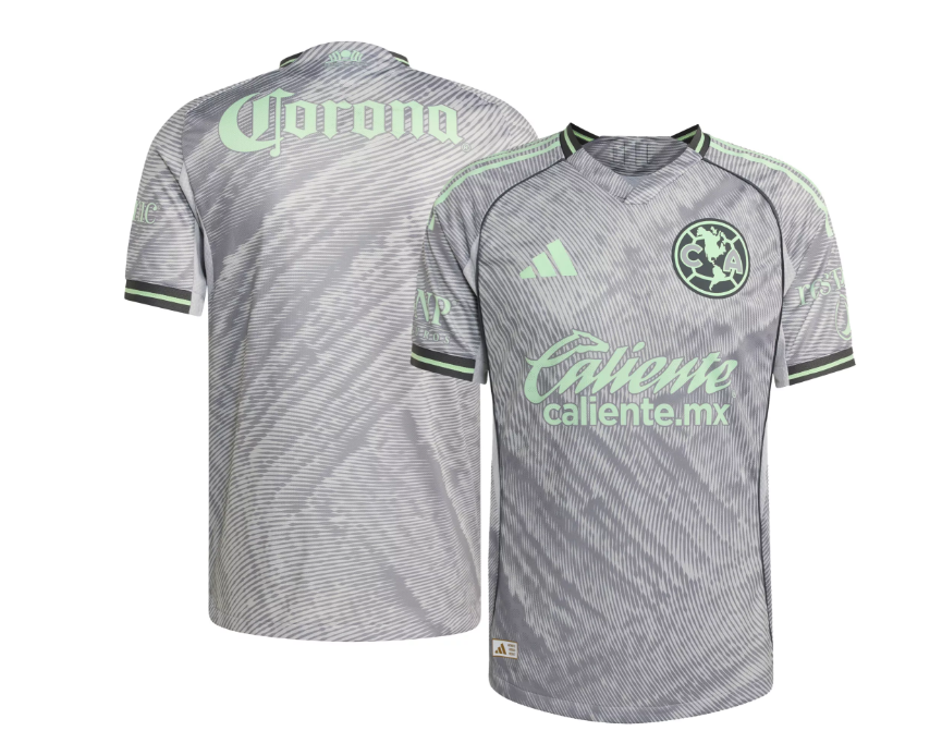 adidas Club America 2025 - 26 Authentic Third Jersey - Grey