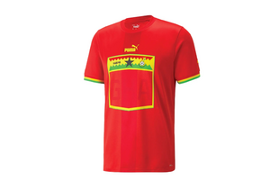 Puma Ghana World Cup 2022 Away Jersey - Red/Dandelion
