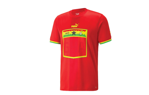 Puma Ghana World Cup 2022 Away Jersey - Red/Dandelion