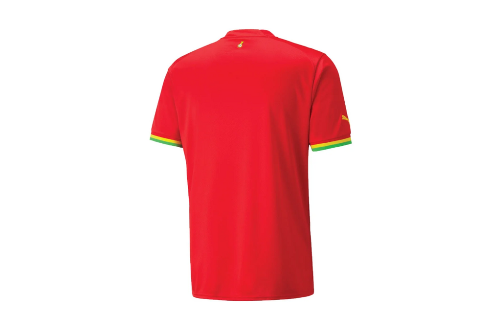Puma Ghana World Cup 2022 Away Jersey - Red/Dandelion
