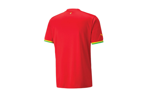 Puma Ghana World Cup 2022 Away Jersey - Red/Dandelion