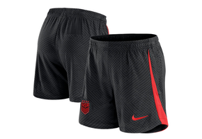 Nike Womens USA United States USWNT 2023-24 DriFit Strike Shorts - Black/Speed Red