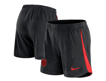 Nike Womens USA United States USWNT 2023-24 DriFit Strike Shorts - Black/Speed Red