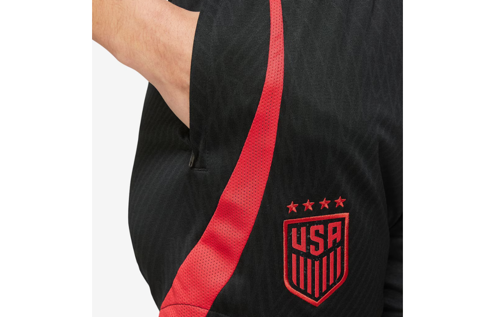 Nike Womens USA United States USWNT 2023-24 DriFit Strike Shorts - Black/Speed Red