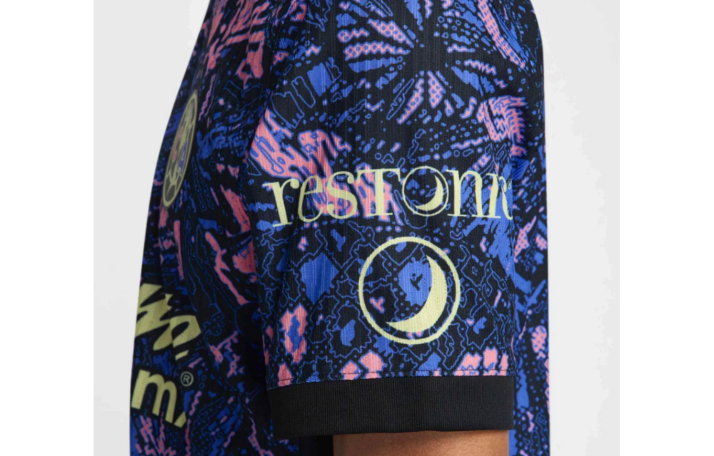 Nike Club America 2024-25 Authentic Third Jersey - Medium Blue/Black/Lemon Chiffon