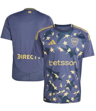 adidas adidas Boca Juniors 2024-2025 Third Jersey - Shadow Navy/Pyrite