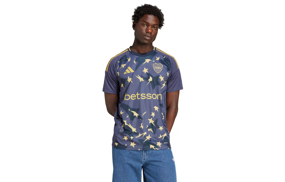 adidas Boca Juniors 2024-2025 Third Jersey - Shadow Navy/Pyrite