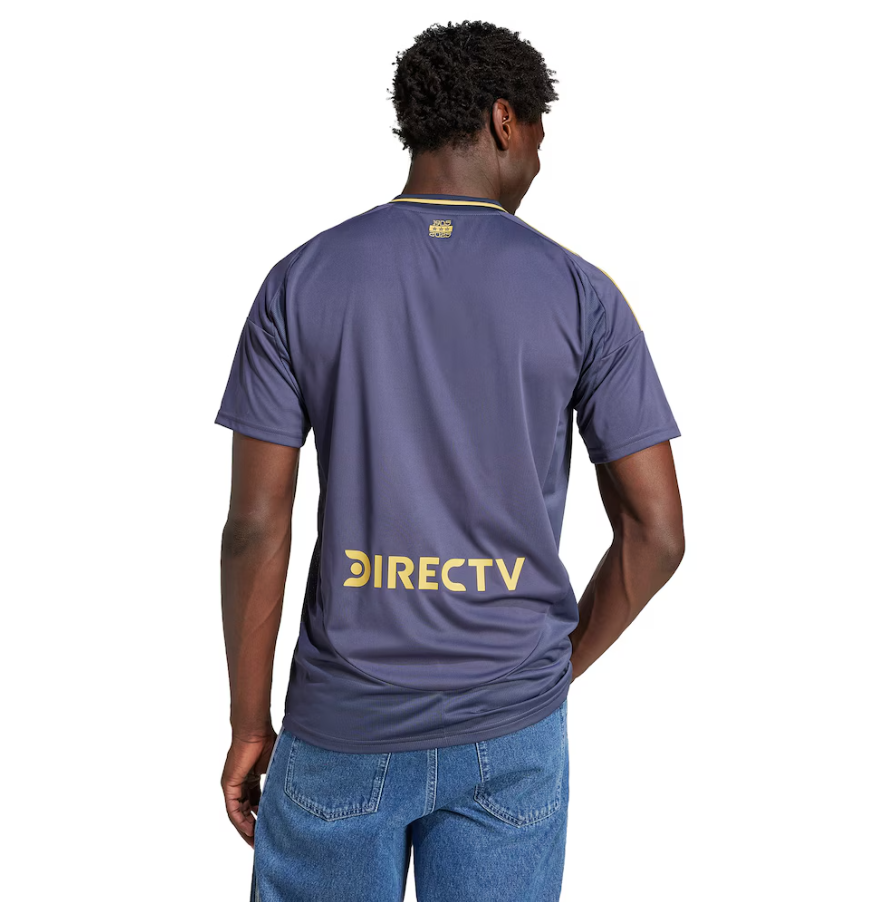 adidas Boca Juniors 2024-2025 Third Jersey - Shadow Navy/Pyrite