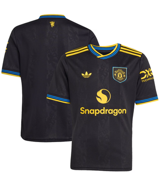 adidas adidas Youth Manchester United 2025 - 26 Third Jersey - Black