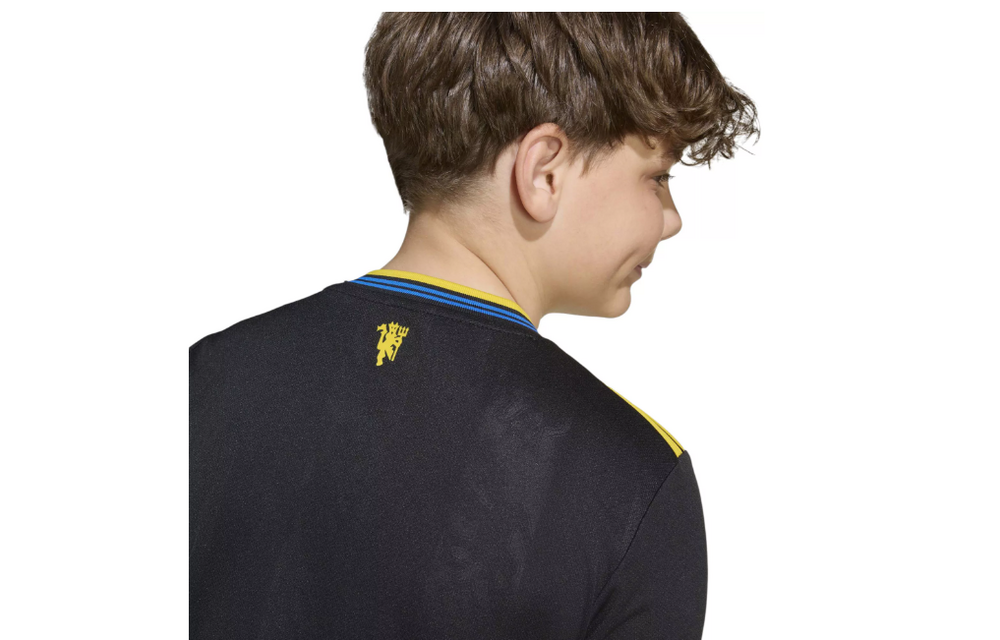 adidas Youth Manchester United 2025 - 26 Third Jersey - Black