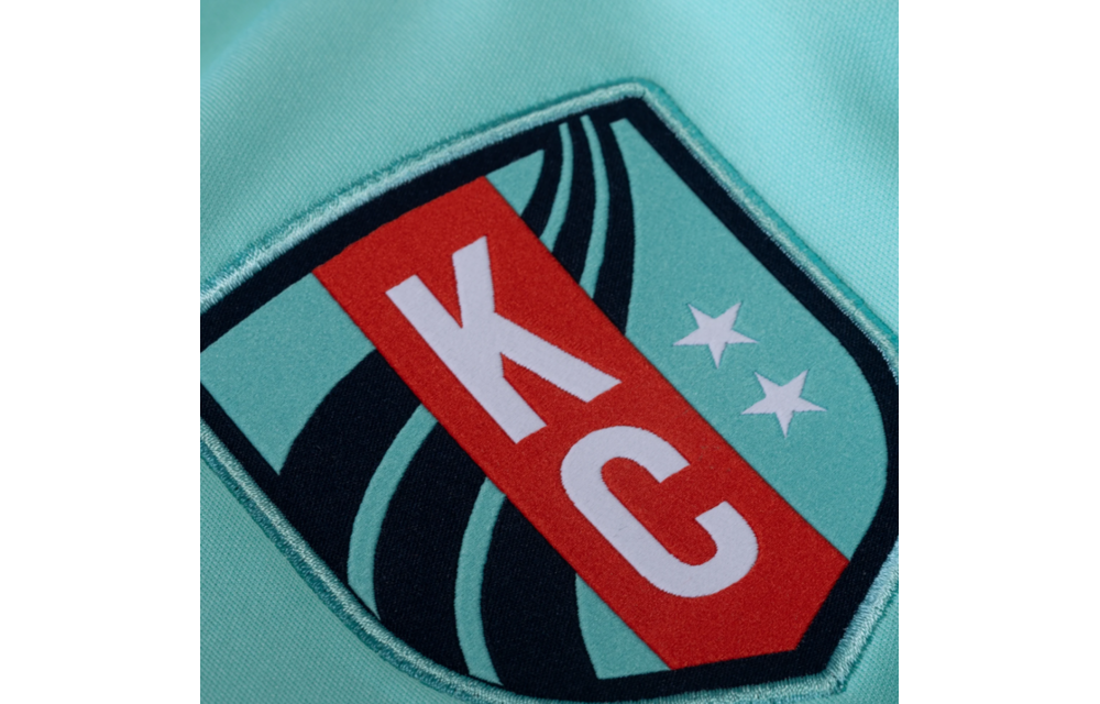 Nike NWSL Kansas City KC Current 2025 Anthem Jacket - Hyper Turquoise/Dark Obsidian